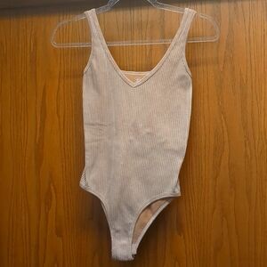 Aura Small ribbed nylon spandex bodysuit